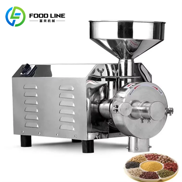 

Commercial Grain Cereal Grinding Machine 30-40kg/h Capacity for Ultra-Fine Mixing Powder Seasoning Spice Pulverization