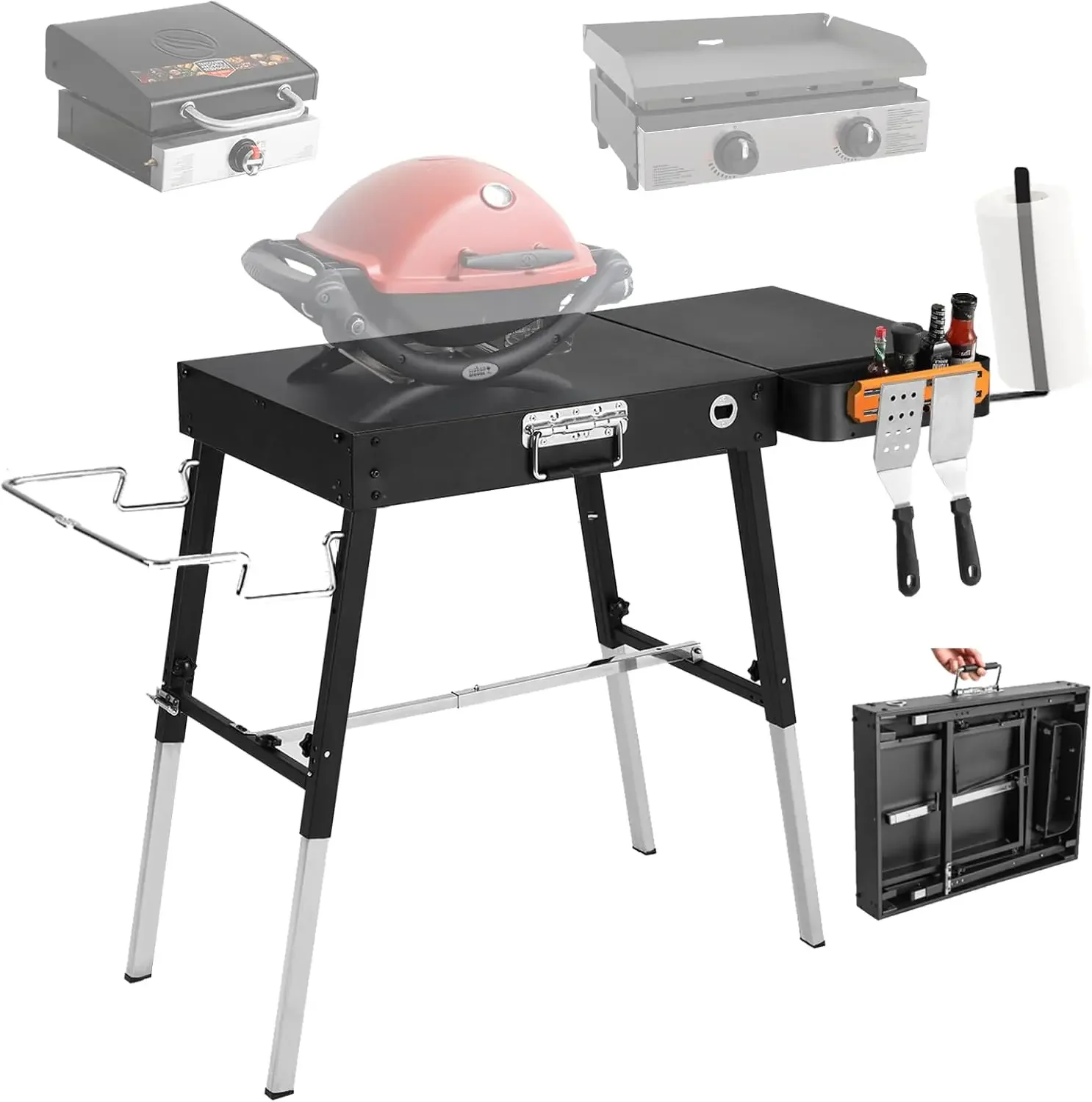 Portable Grill Table Fits 17