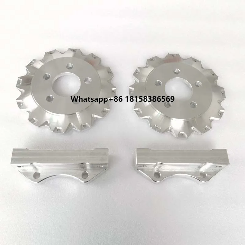 

Jekit Factory Direct Sell Aluminum 6061 Center Bell and Caliper Adapter Custom Data for Two-piece Type Brake Disc Brake System