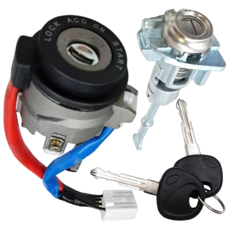 

0XXD Switches Door Lock Cylinder 81905-F2000 81910-F0000 for 2015-2020 Switches Assembly Replacement