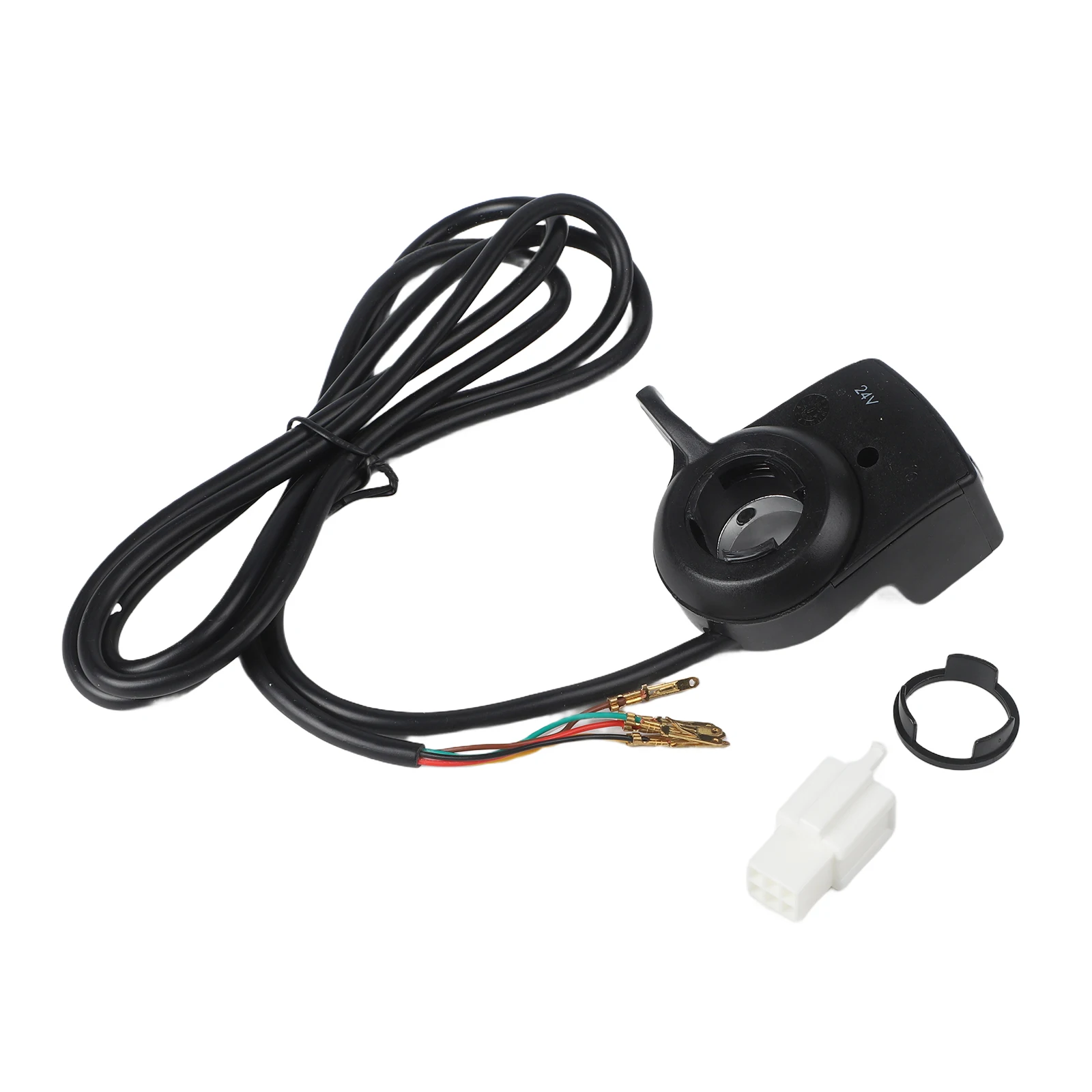 

Дроссельная заслонка для скутера, дроссельная заслонка, запасная часть для велосипеда, самоблокирующийся переключатель, подходит для руля 22,2 мм, дроссельная заслонка для большого пальца