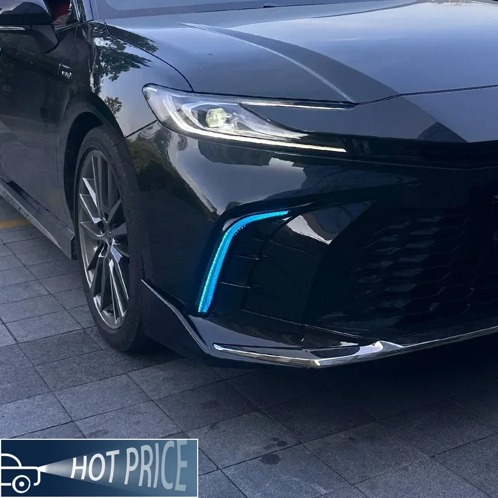 

Для Toyota Camry Sports Section 2024, обновленный светодиодный дневной ходовой фонарь в сборе, инструмент для переднего бампера, автомобильные аксессуары