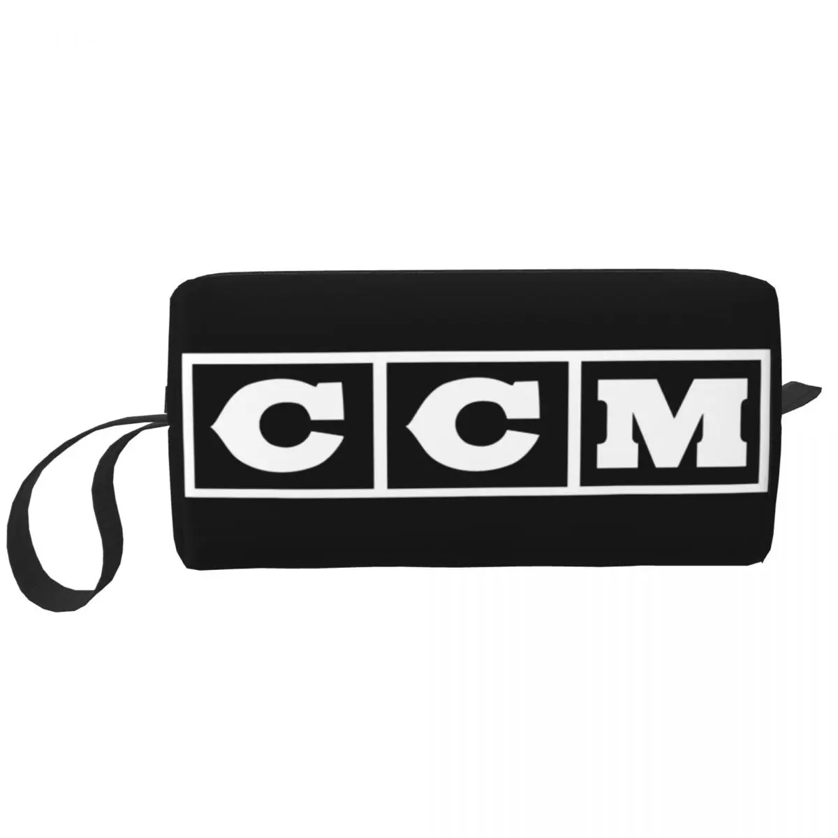 CCM Canada Logo Ice Hockey Makeup Bag Large Cosmetic Bag Men Women Toiletry Bag Accessories Organizer