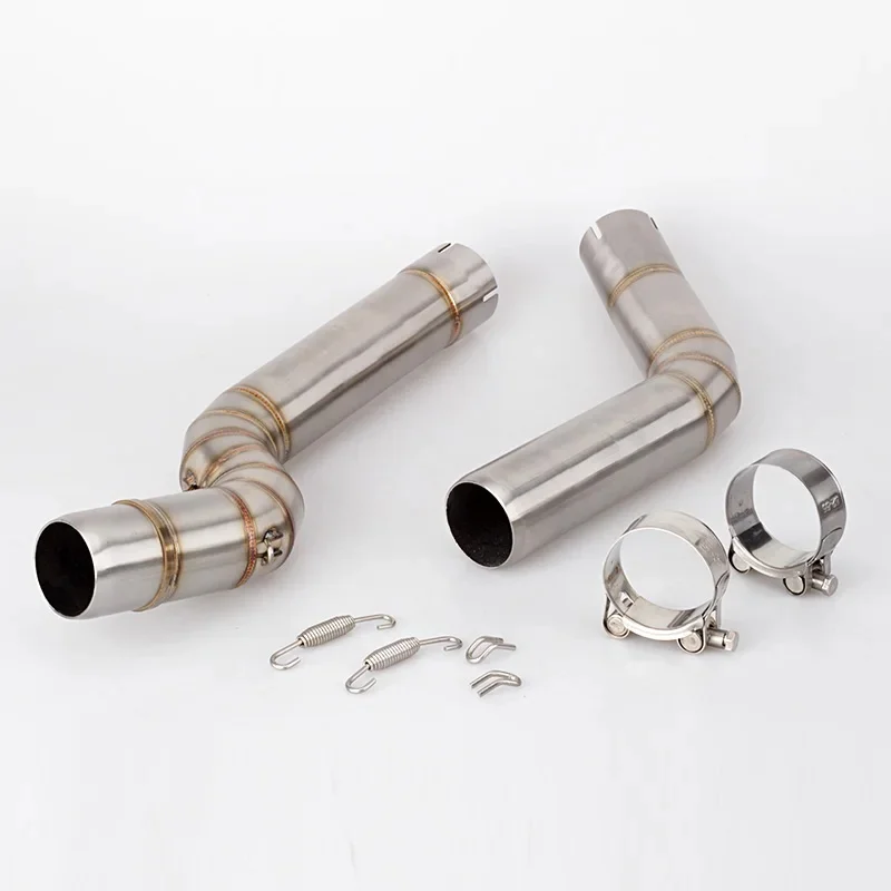 Slip‑On Motorcycle Escape Exhaust Middle Link Pipe for Honda CBR600RR F5 2005 2006 2007 2008 2009 2010 2011 2012 2013 2014‑2018