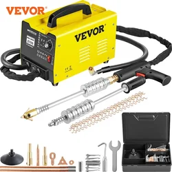 VEVOR Spot Welder 3500A Spot Welding Machine Dent Puller 2KW Spot Puller Bonnet Dent Repair Machine Stud Dent Pulling 3 Modes