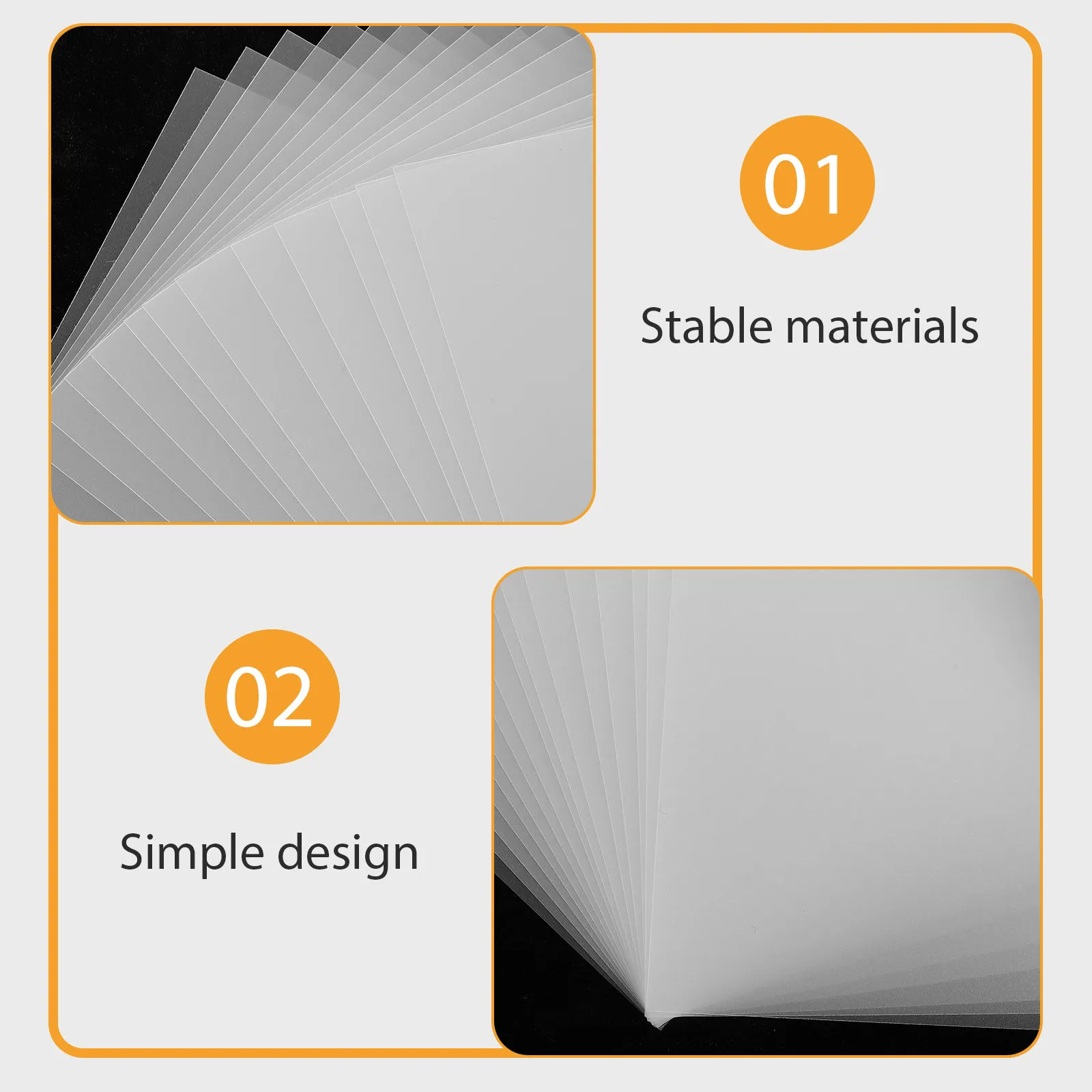 15Pcs 3D Printing Pen Accessories Transparent PVC Reusable Eco Friendly Blank Stencils for DIY Drawing Craft Art