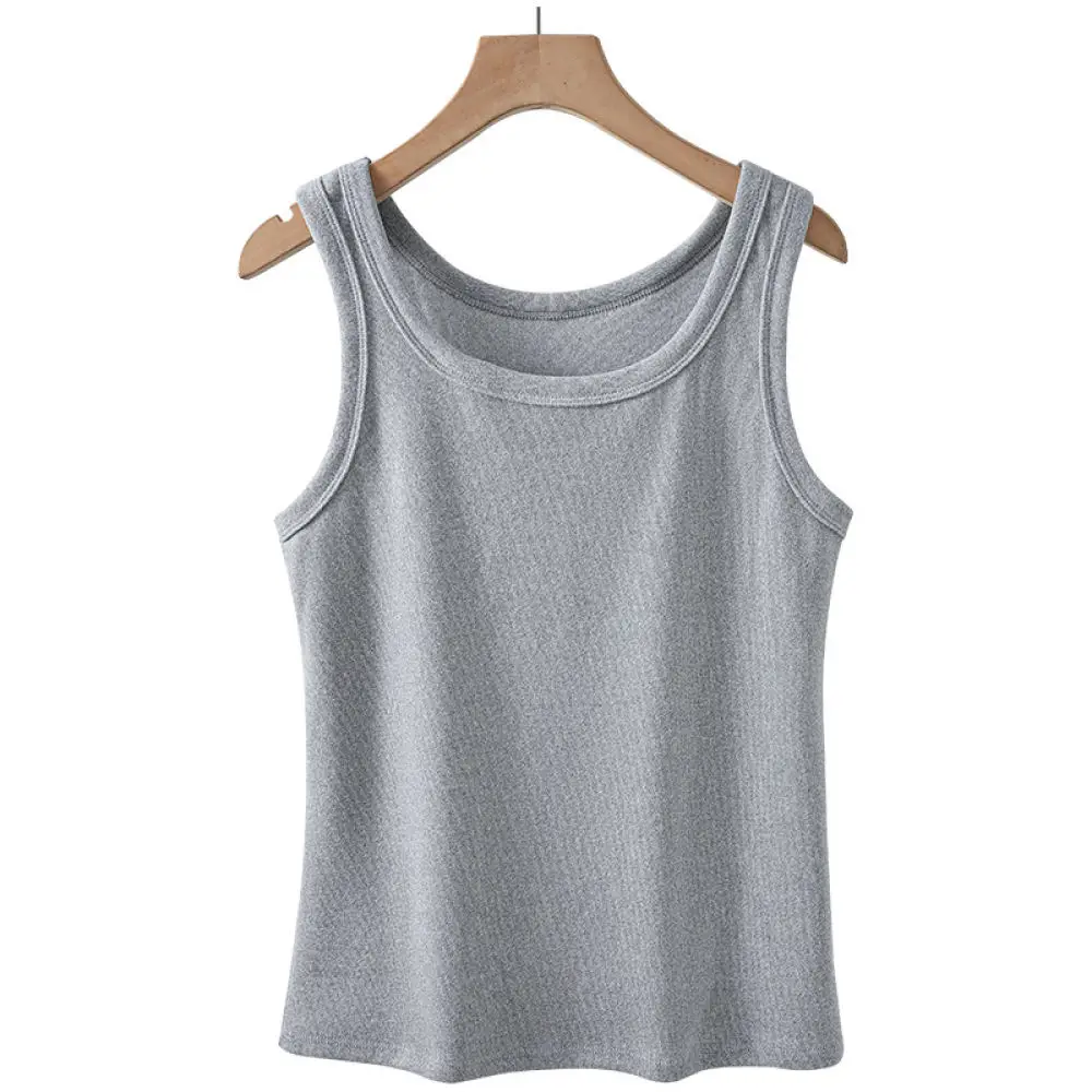 Womens Warm Thermal Tank Top Winter Brushed Fabric Sleeveless Underwear Body Shaper Slim Fit Belly Control Basic Layer Vest