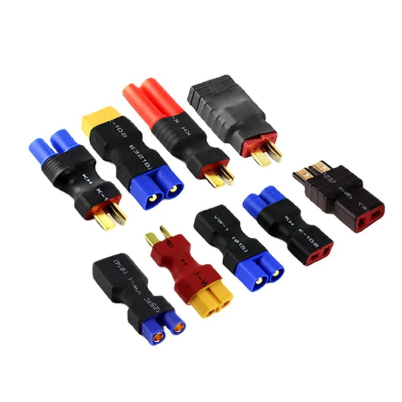 

Adapter XT60 to XT90 EC5 EC3 TRX T Deans XT30U Female Male Connectors 4.0mm Banana Plug RC Lipo Battery Control Parts DIY