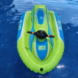 pvc motorboat pool float inflatable jet kid inflatable motorboat kids inflatable power ride motorboats