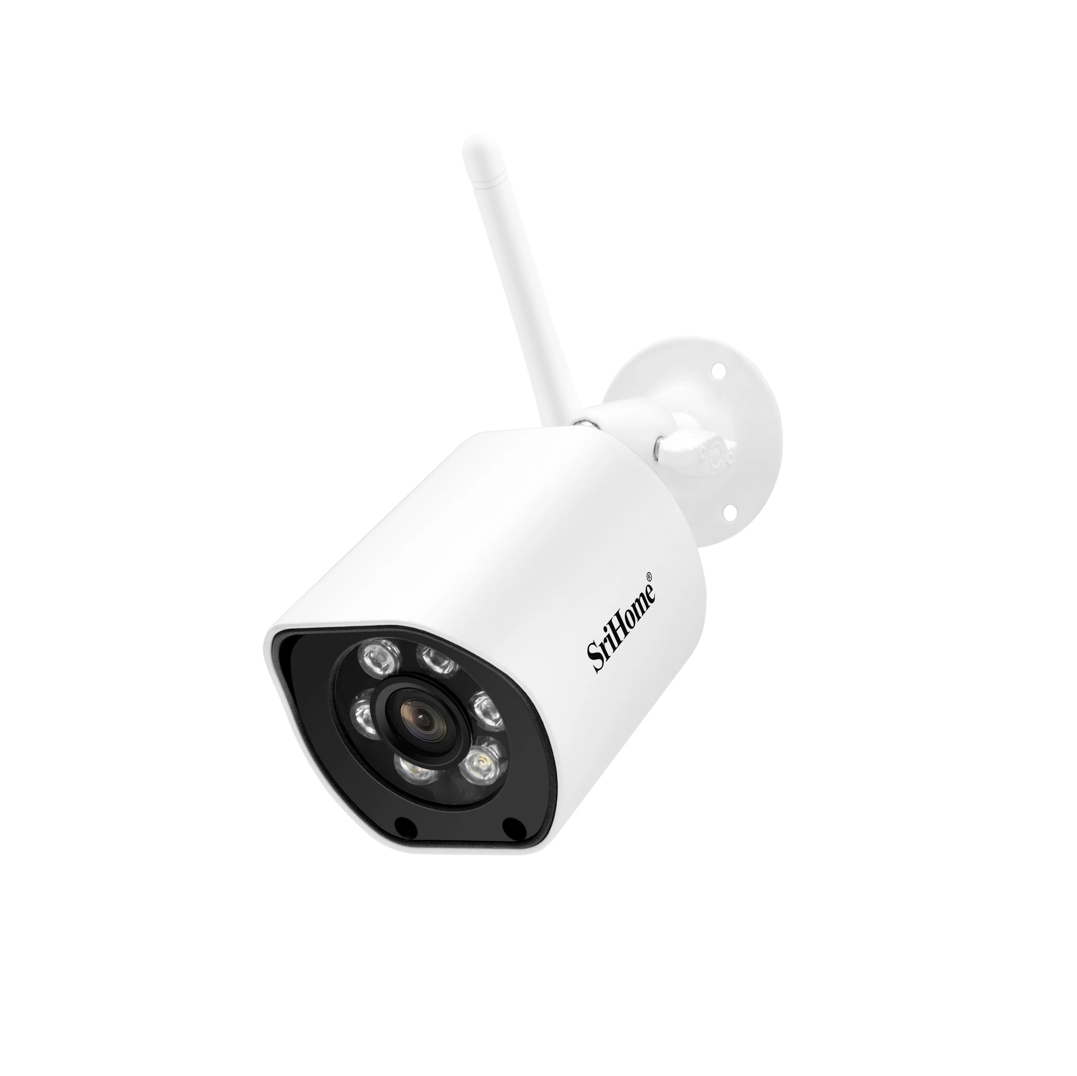 Srihome SH034 4MP 1440P Dual Screen Display IP Bullet Camera 2.4G&5G Dual Band WIFI Onvif Full Color Intercom Baby Monitor