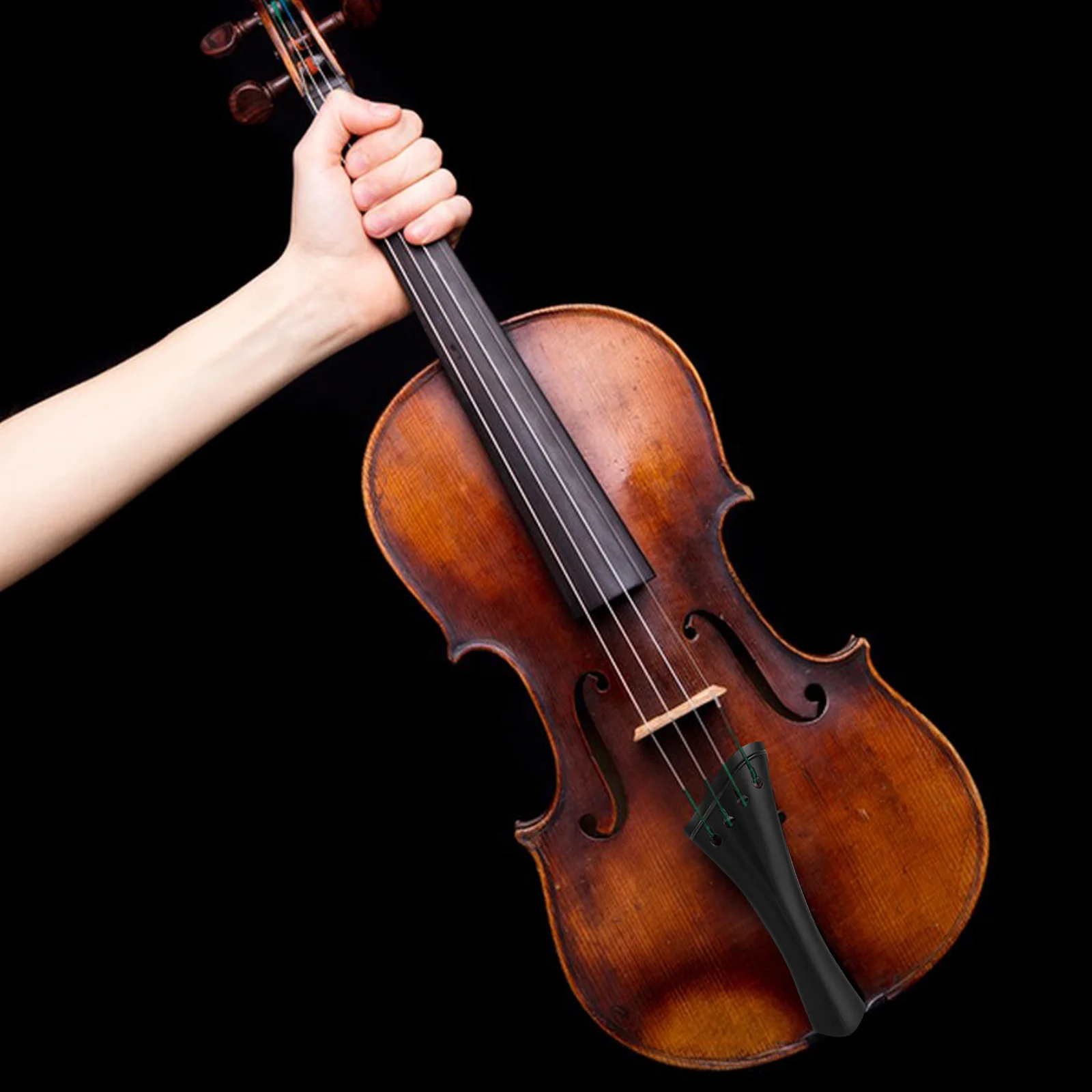 

Tailpiece Jujube Wood Slanted Edge Design For Tone Control 4/4 Violin Accessory Kit Replacement Parts Wood Violin Fittings