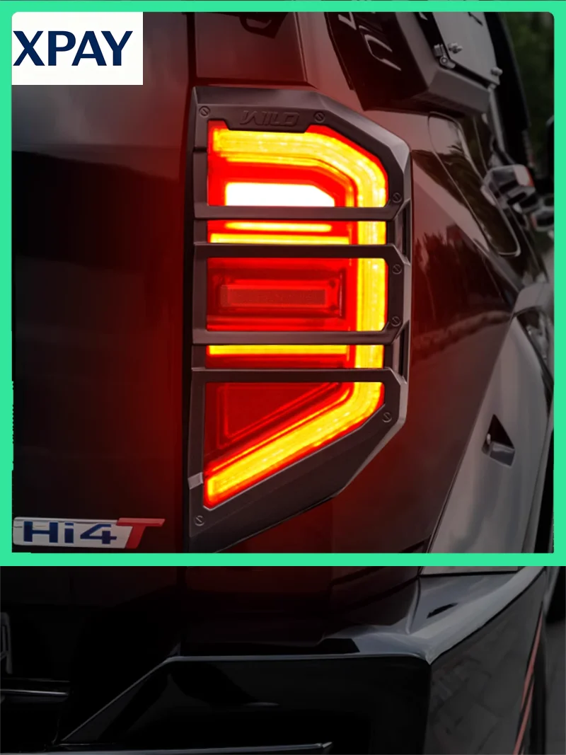 

New For GWM Tank 400 2023 2024 2025 Exterior Accessories Rear Fog Lights Lamps Eyelid Eyebrow Decoration Cover Trim