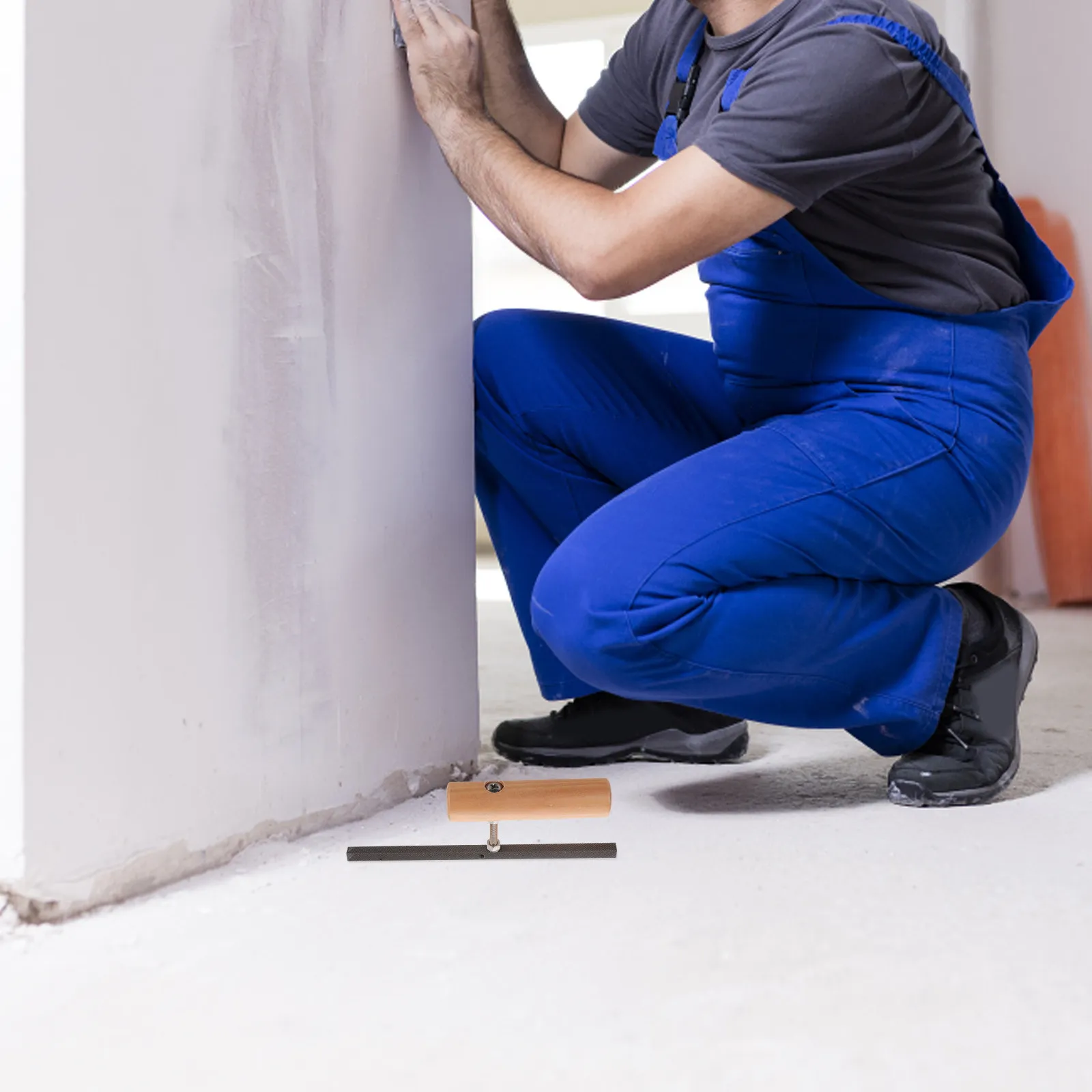 

Шлифовальная машина для наружных стен Sledrunner с деревянной ручкой, для обработки камня, краски, песка, покрытий, точное исполнение, простота в использовании