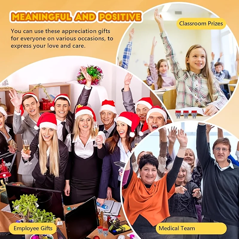 25 قطعة حجر مطاطي صغير هدايا إيجابية أحجار صخرية صغيرة زينة وتشجيع الأحجار الكريمة الاصطناعية هدايا تحفيزية لعيد الميلاد