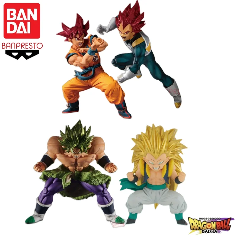 En Stock Original Bandai Banpresto Dragon Ball Son Goku Vegeta Iv modelo juguetes figura de acción estatua de garaje adornos coleccionables