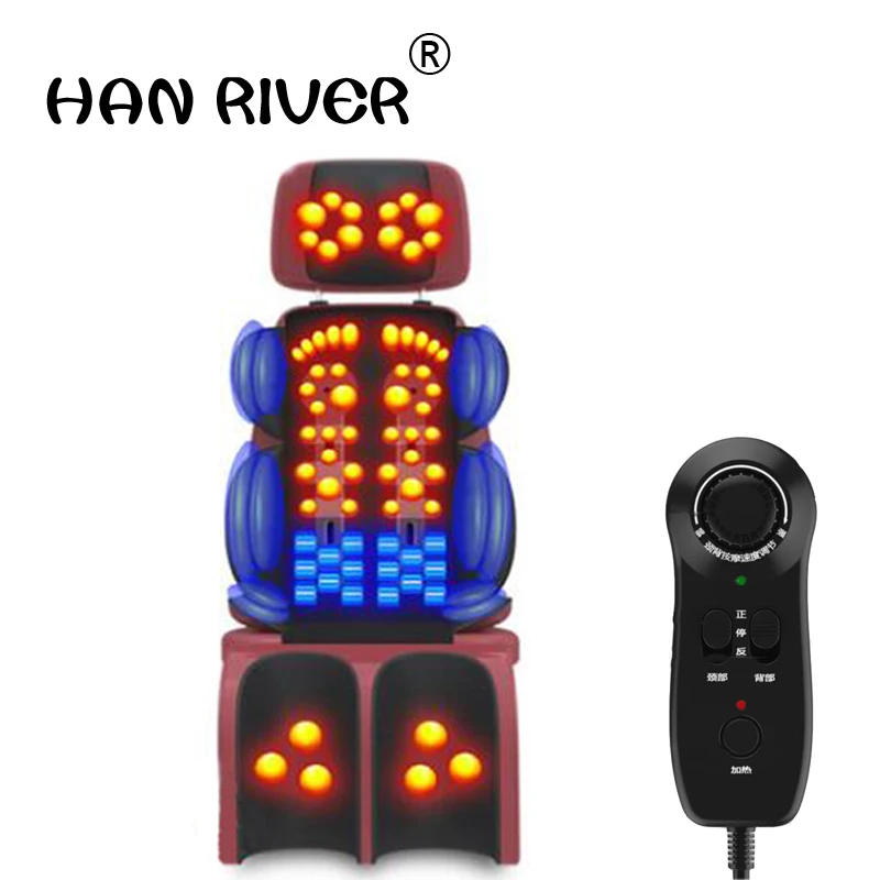 

Электрическое массажное кресло, бытовое полностью автоматическое многофункциональное массажное кресло для тела, подушка для спины, подушка для пожилых людей, шейный позвонок J2196