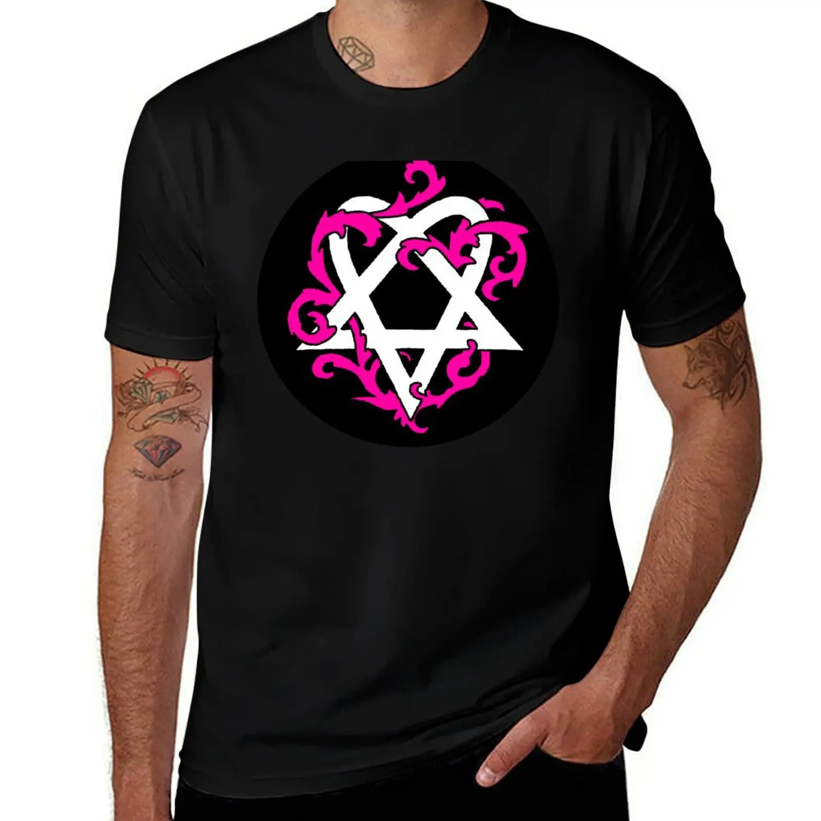 

man shirts t t man for t Heartagram Valo shirts printed casual T-Shirt Ville shirt Tattoo designer