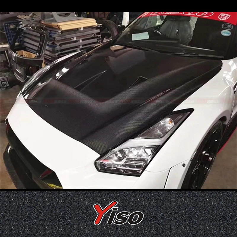 

Подходит для R35 GTR GTR35 LB Модифицированное укрытие из углеродного волокна LB Крышка двигателя Аэродинамический комплект КОРПУСА