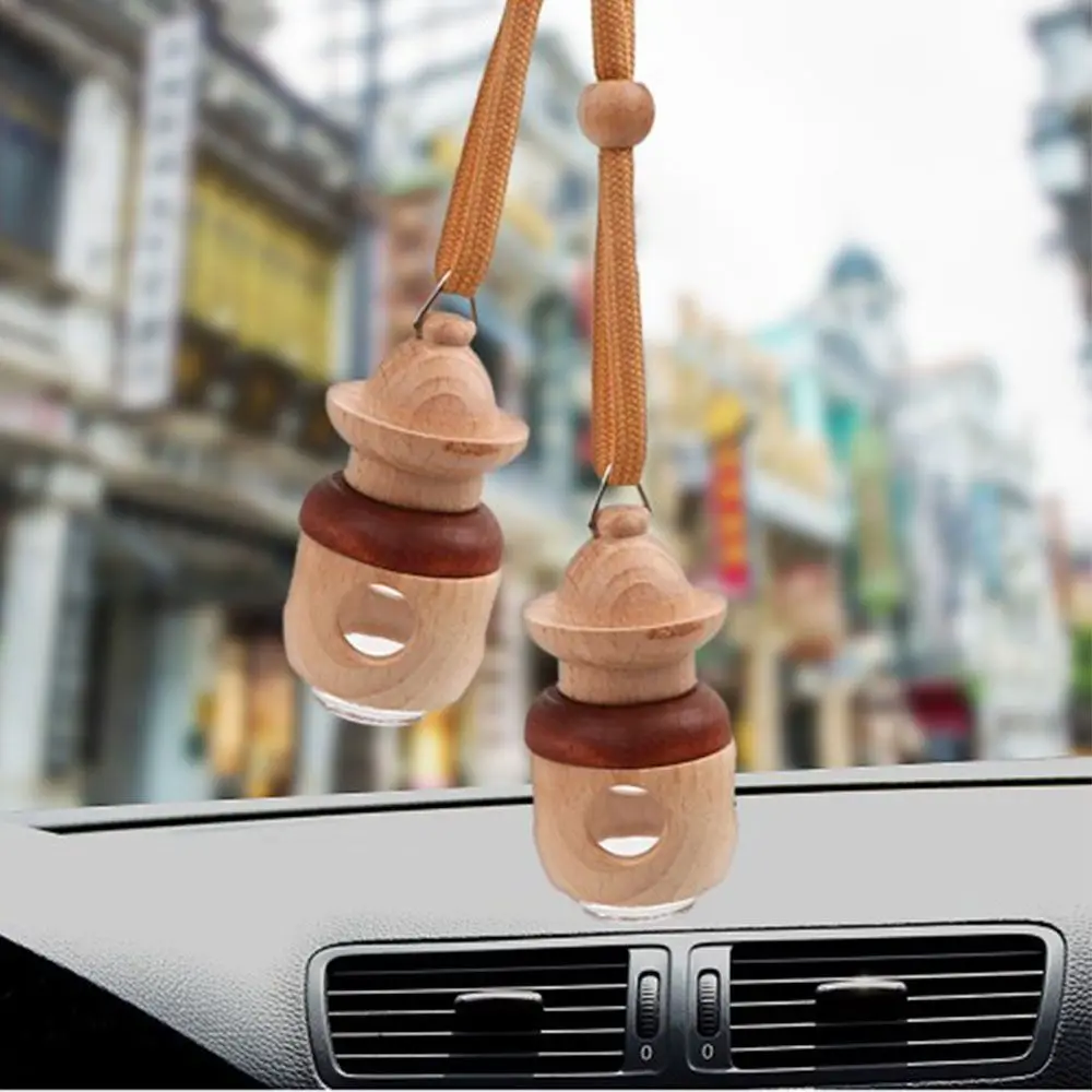 Empty Glass Fresheners Interior Accessories Pendant Car-styling Diffuser Bottle Perfume Bottle Hanging Perfume Air Freshener