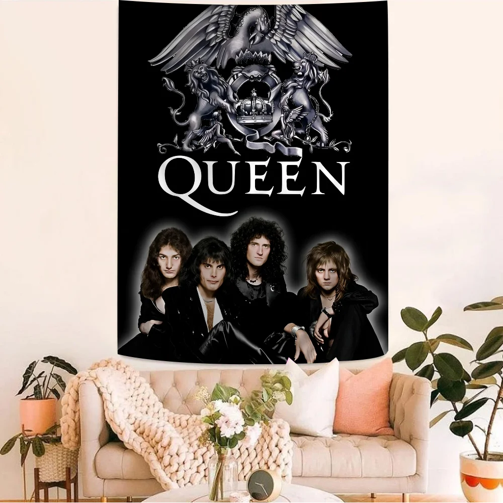 ملكة كرتون نسيج معلق على الحائط ، فن الخيال العلمي ، ديكور المنزل