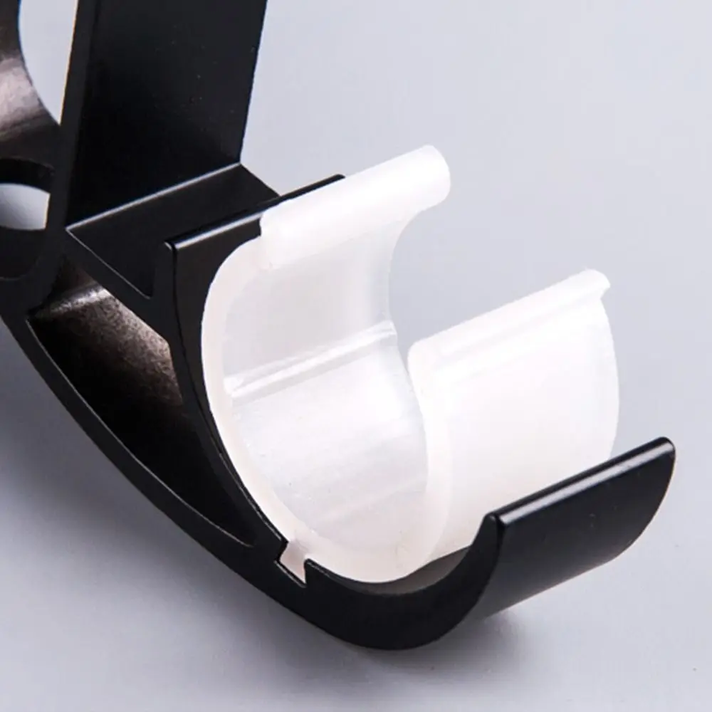 New Home Decor Side Top Mounted Hardware Holder Shower Curtain Pole Bracket Window Double Curtain Rod Brackets view 4