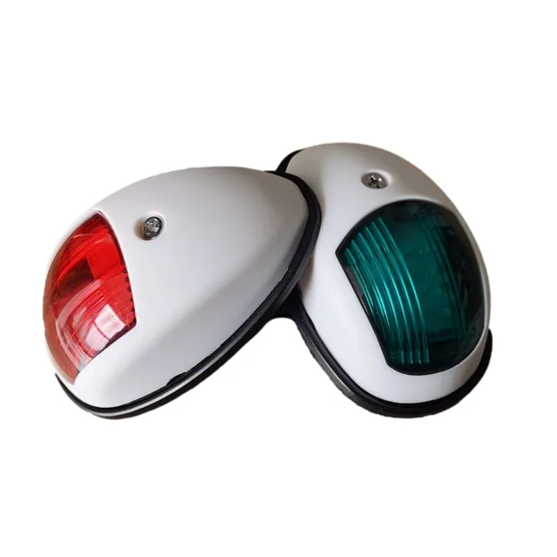 1/5/10pair Waterproof Boat Navigation Light Green and Red Marine LED Starboard and Port Side Light for Boat Yacht Skeeter 10-30V