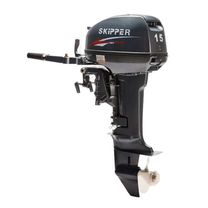 With E15dml 6B4 Enduro Long Shaft Outboard Motor Boat Engine Hot Selling 15hp 2 Stroke Motor Fuera De Borda De 2 Tiempos