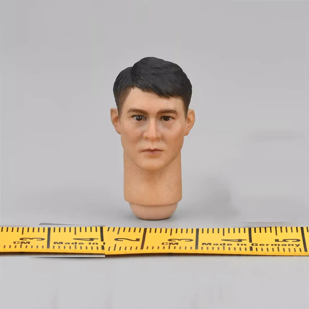 1/12 PCTOYS PC028 Hero Tough Guy Agent Jet Li Kung Fu Head Sculpt Carving with Neck Connector Hat Toys Model For 6