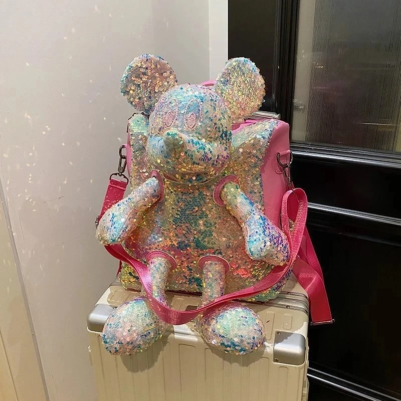 حقيبة ظهر ديزني آرت جرافيتي ترتر أنيقة وفريدة من نوعها وعصرية ورائعة وحقيبة ظهر كاجوال ذات سعة كبيرة للاستخدام اليومي والسفر