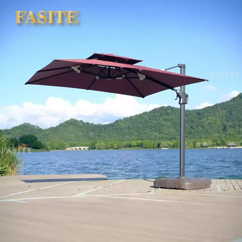 For Outdoor Garden Large Roman Parasol Umbrella  Sunshade for Patio Beach