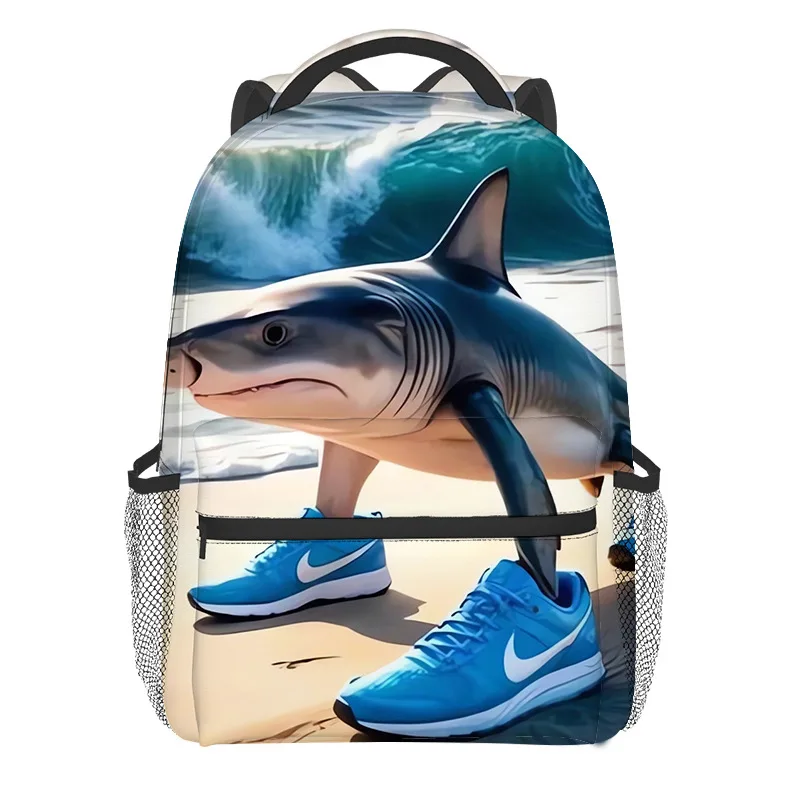Fashion Novelty Cool Italian Brainrot student Bookbag Notebook Backpacks 3D Print Oxford Waterproof Boys/Girls Travel Backpacks