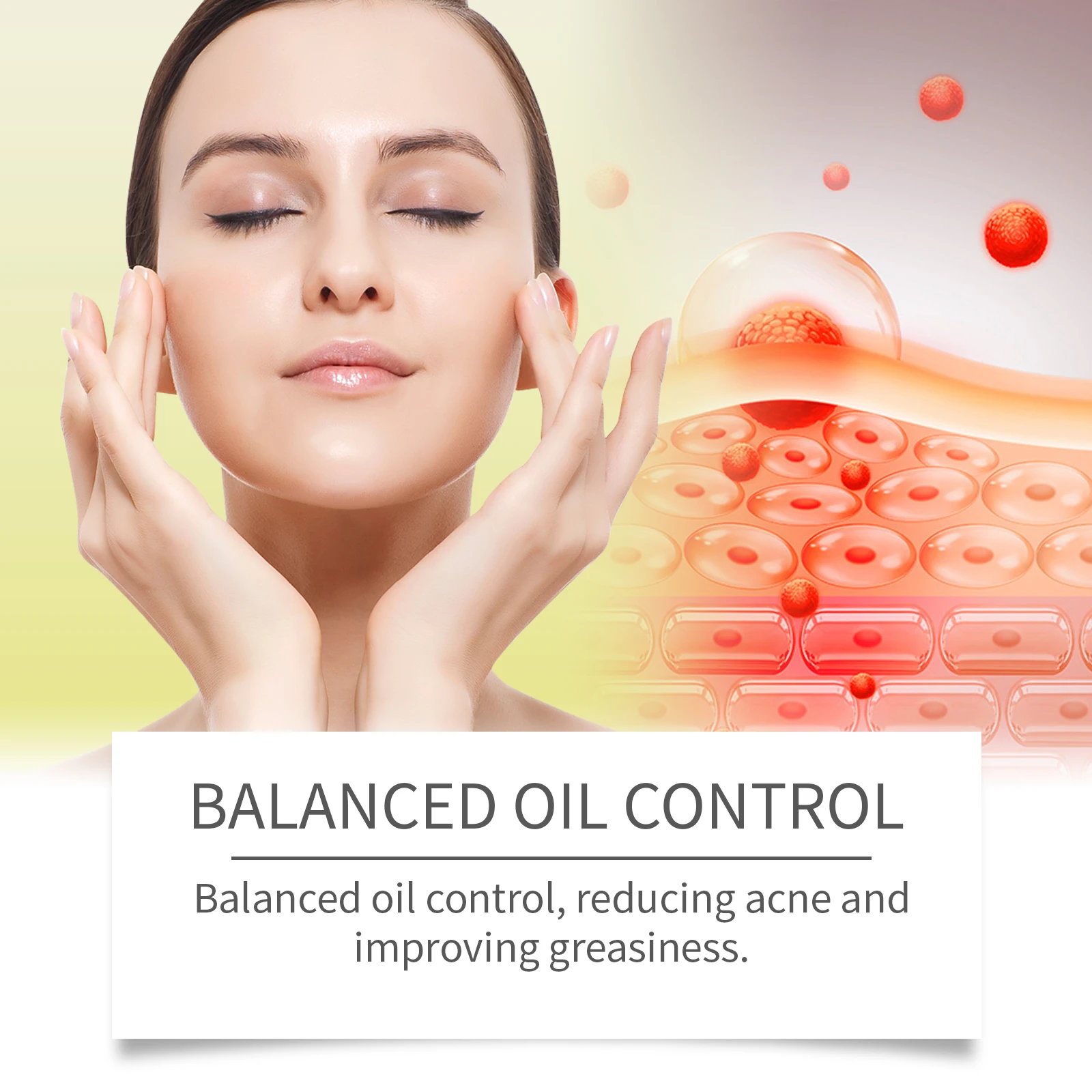 Hoygi Beesvenom crema para eliminar el acné brillo refrescante Control de aceite equilibrio piel suave hidratante cuidado de la piel hidratante