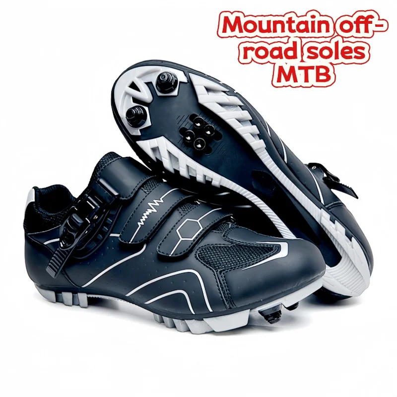 Rennradschuhe SPD, leicht und verschleißfest, geeignet für den täglichen Pendelverkehr, Mountainbike, Offroad, MTB, Unisex-Outdoorschuhe – Detail 21
