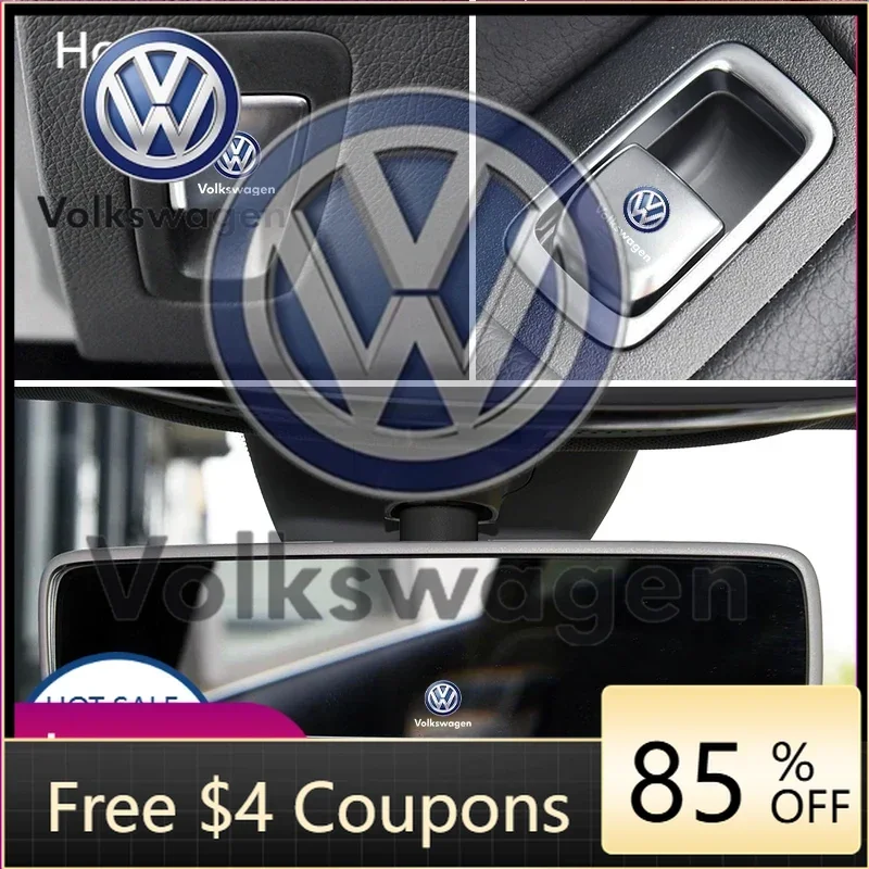 

Наклейка на автомобиль 2026: Горячие стайлинговые накладки для Volkswagen VW, наклейки на интерьер автомобиля, наклейки на центральную консоль, эмблемы и значки для Volkswagen