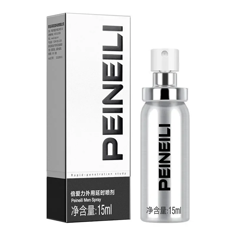 Male Sex Delay Spray Lasting Long 60 Minutes Penis Growth Enlargement Harder Anti Premature Ejaculation External Use for Adults