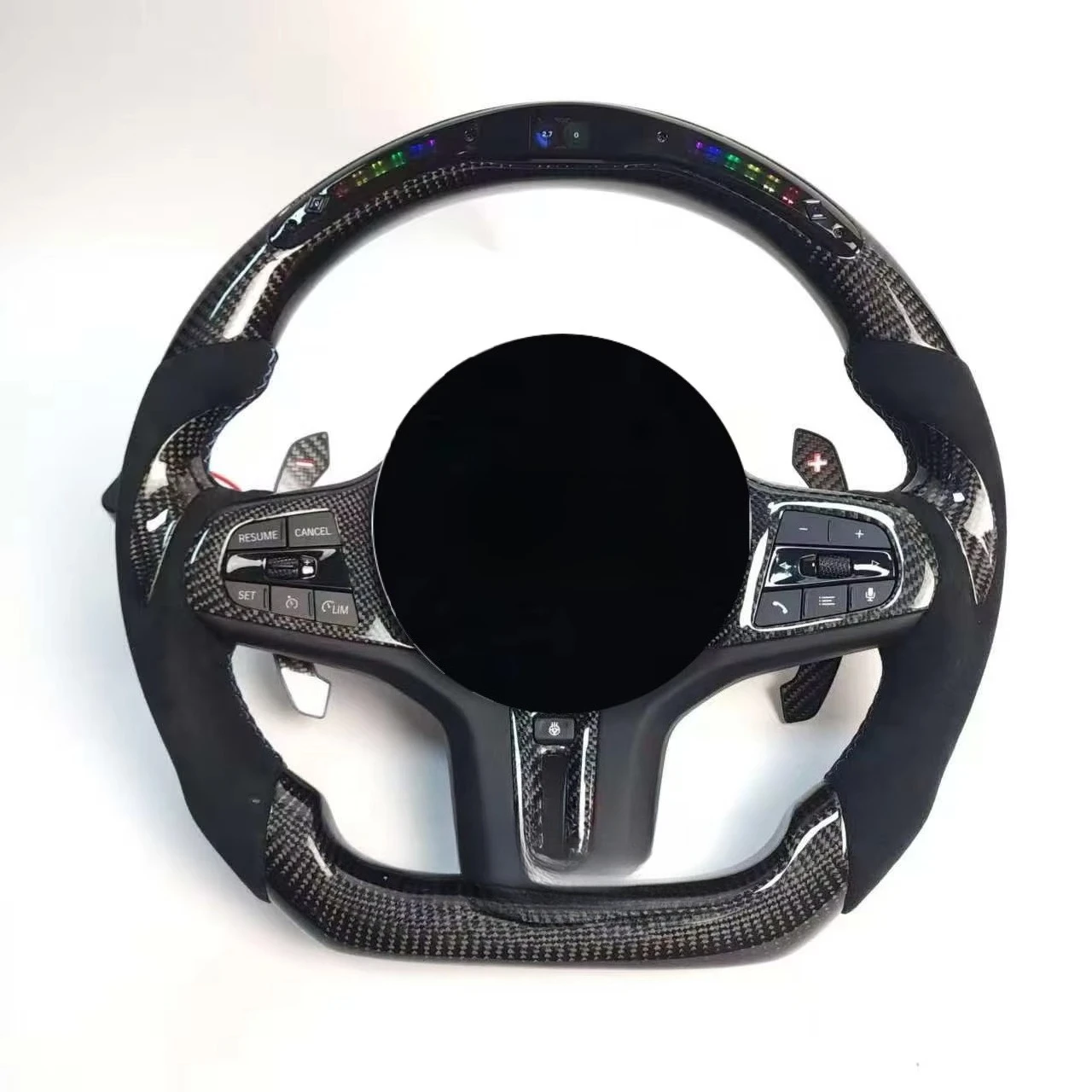 For Carbon Fiber Sports Steering Wheel with for for X3/X5/X6/X4/F10 Models 35mm Grip 3 Spokes