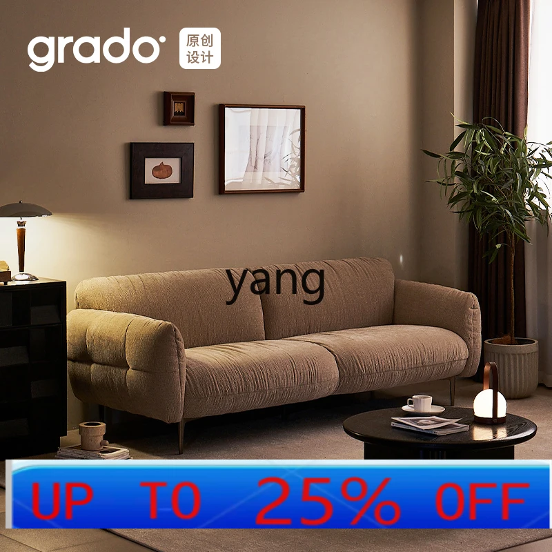 

LTT modern simple small apartment new light luxury high-end multi-person chenille sofa