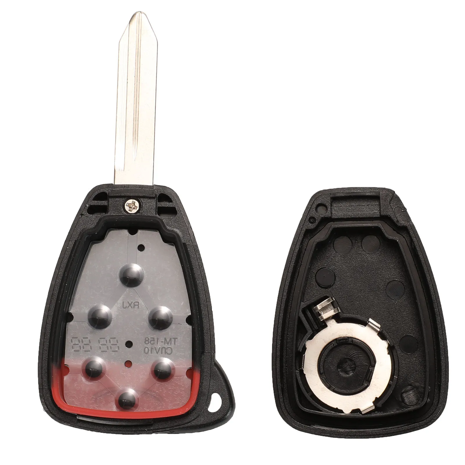 Jingyuqin 2/3/4/5/6 botões remoto chave do carro caso escudo para dodge dakota durango para jeep grand cherokee para chrysler 300 aspen