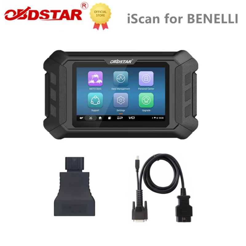 OBDSTAR ISCAN for BENELLI Intelligent Motorcycle Diagnostic Tool including code reading clearing, data flow, action test