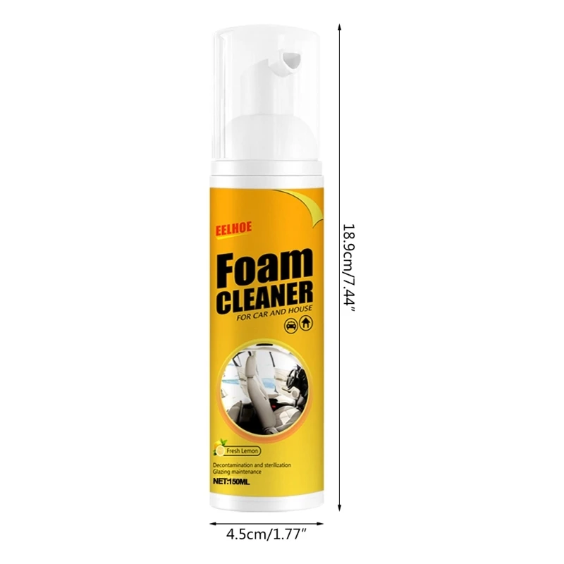 150ML Multi purpose Foam Cleaner LeatherUpholstery Cleaner Anti-Aging Cleaning 203C
