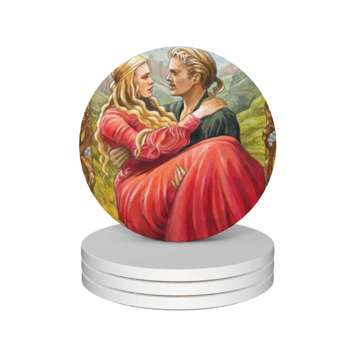 

Princess Bride Ceramic Coasters (Set of 4) for drinks set Cup mat Coasters