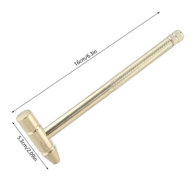 6 in 1 Multifunction Brass Hammers 3kinds Screwdriver Bits Dropship