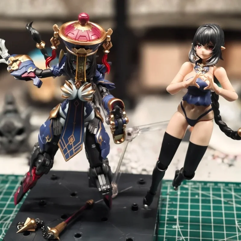 

В наличии и модель линии девять лотосов зомби машина девушка Meideta остаточный звук серия собранная подвижная модель ручной орнамент