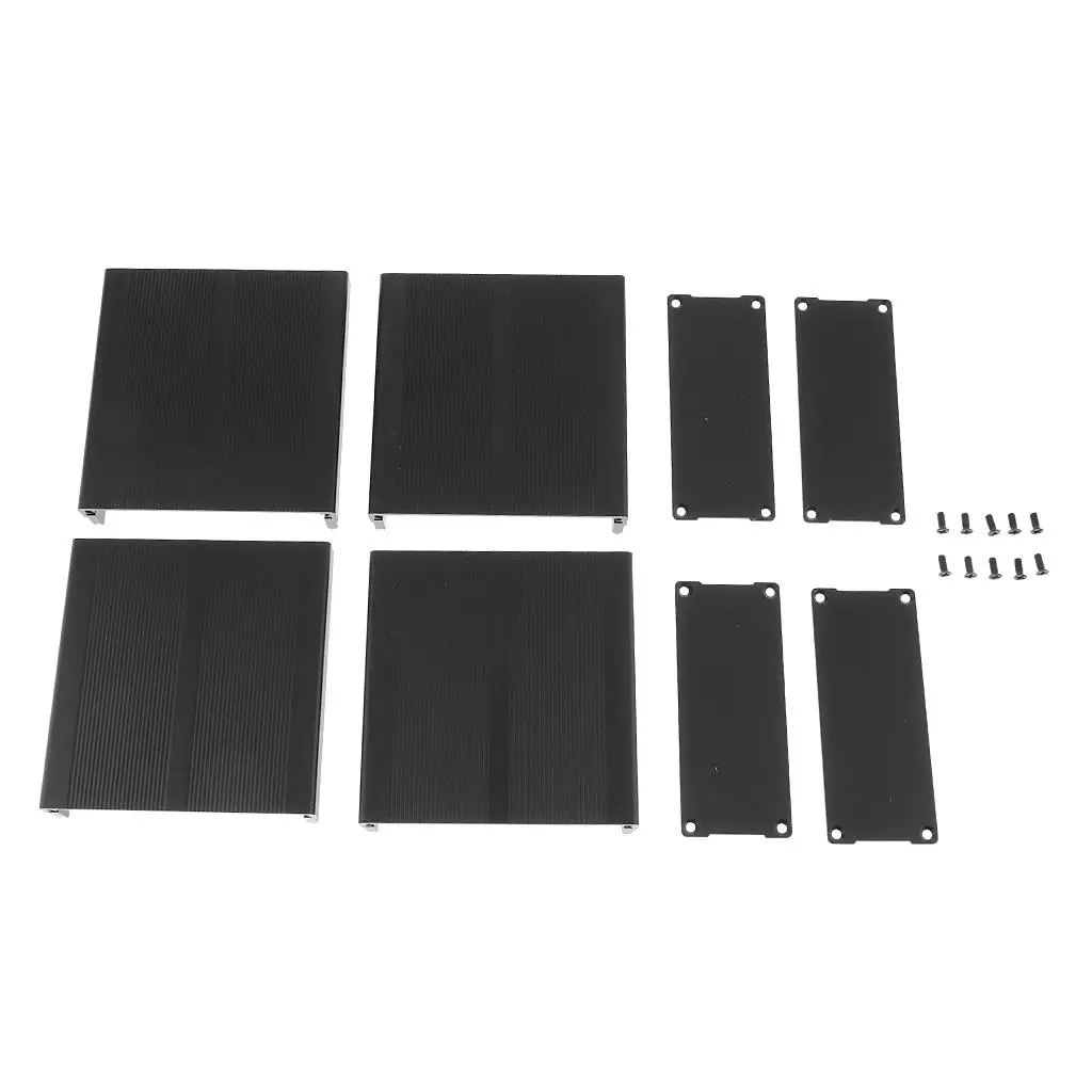 DIY Electronic Project Box Aluminum Enclosure with Wave Shell Design for PCB Controller Universal Use