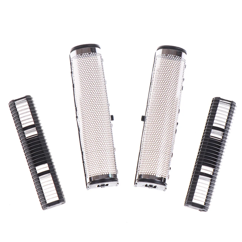 4Pcs/Set Brand New Km-1102 Stainless Steel Hair Clipper Trimmer Shaver Replacable Durable Heads Knife Covers