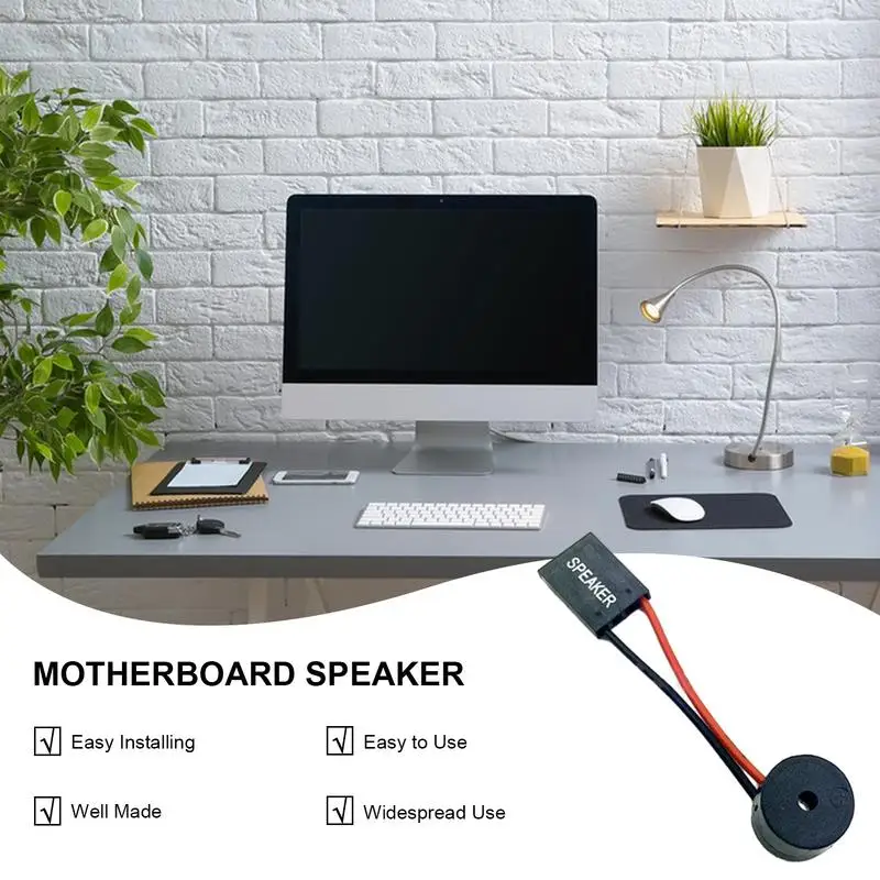 Mini Plug Buzzer Plug And Play Mini Zoemer Desktop Computer Case Diy Interne Code Mini Plug Piep Alarm Zoemer Voor Beveiliging