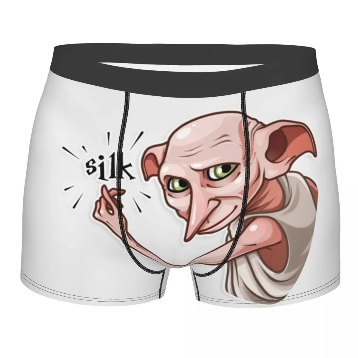 

Dobby Boxer Shorts Men 3D Printed Male Soft British Fantasy Fiction Underwear Panties Briefs