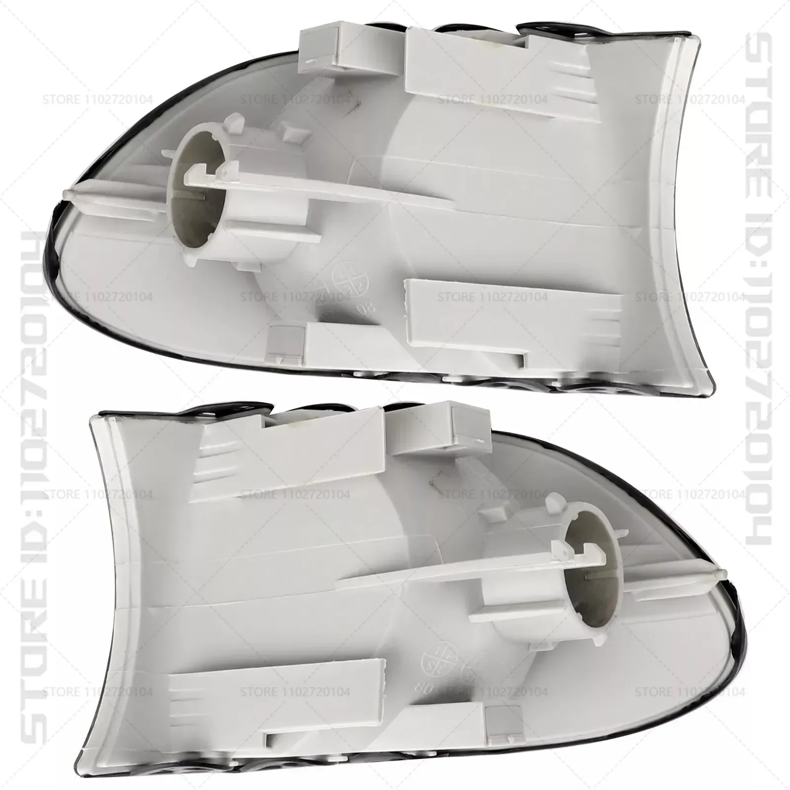for 1995-2001 E38 BMW 740i 740iL 740iLP 750iL Front Turn Signal Corner Lights Parking Lamps (No Bulbs) 63138379107 63138379108