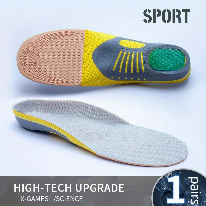 

1Pair Orthopedic Insoles Orthotics Flat Foot Health Sole Pad For Shoes Insert Arch Support Pad Plantar Fasciitis Feet Care Pads