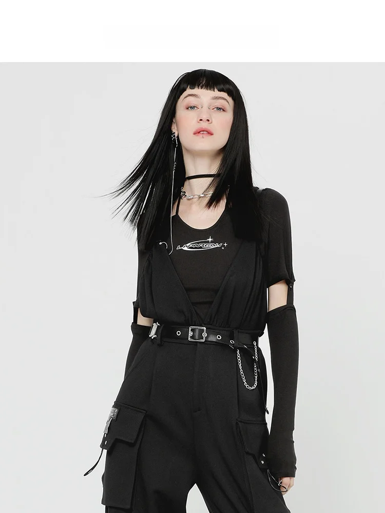 

Модная женская футболка Slim Fit 2023 года: новый элегантный дизайн, уличный стиль, принт, комбинированный дизайн, трендовая модель из модала, хлопка и полиэстера